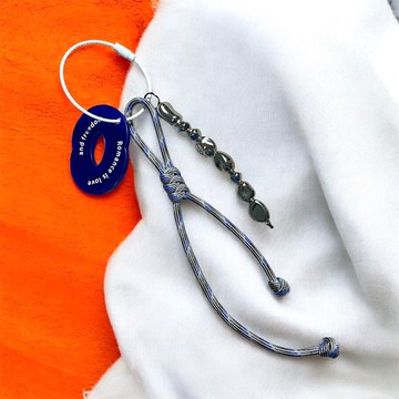 異材質鑰匙圈 小眾風格掛飾 包包吊飾 壓克力 傘繩 仿金屬珠