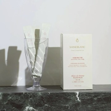 SHINE BLANC 潔淨清新漱口水-清香蘋果(隨身包30入)