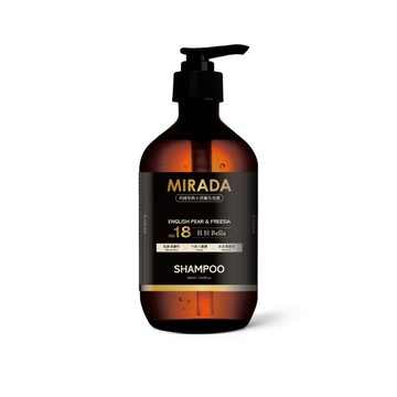 【MIRADA】貝拉 Bella No.18英國梨與小蒼蘭香氛豐盈洗髮露 500ml