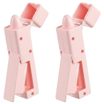 按鈕開門神器 粉色 ABS材質  11.5 x 2.5 x 3cm  2個
