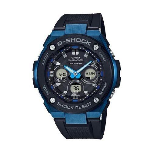 G-SHOCK GST-S300G-1A2 カシオ ブルーxブラック CASIO 腕時計 メンズ アナデジ ソーラークォーツ G-STEEL Gスチール  カシオ メンズ | LINEブランドカタログ