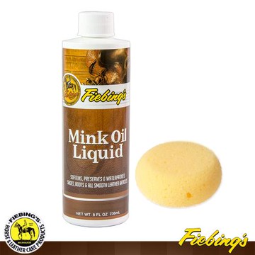 【鞋之潔】美國菲繽FIEBING 148貂油液 附海綿 皮革保養