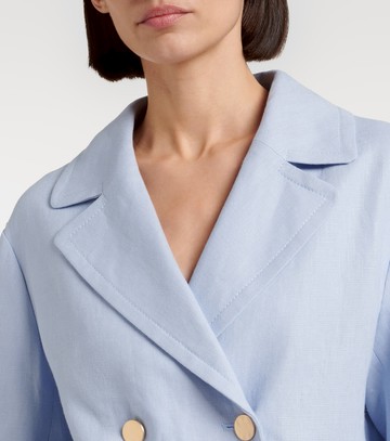 'S Max Mara Avenue double-breasted linen blazer