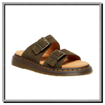 【DR. MARTENS】滿3000折300★馬汀大夫 涼鞋Josef Slide DMs Olive