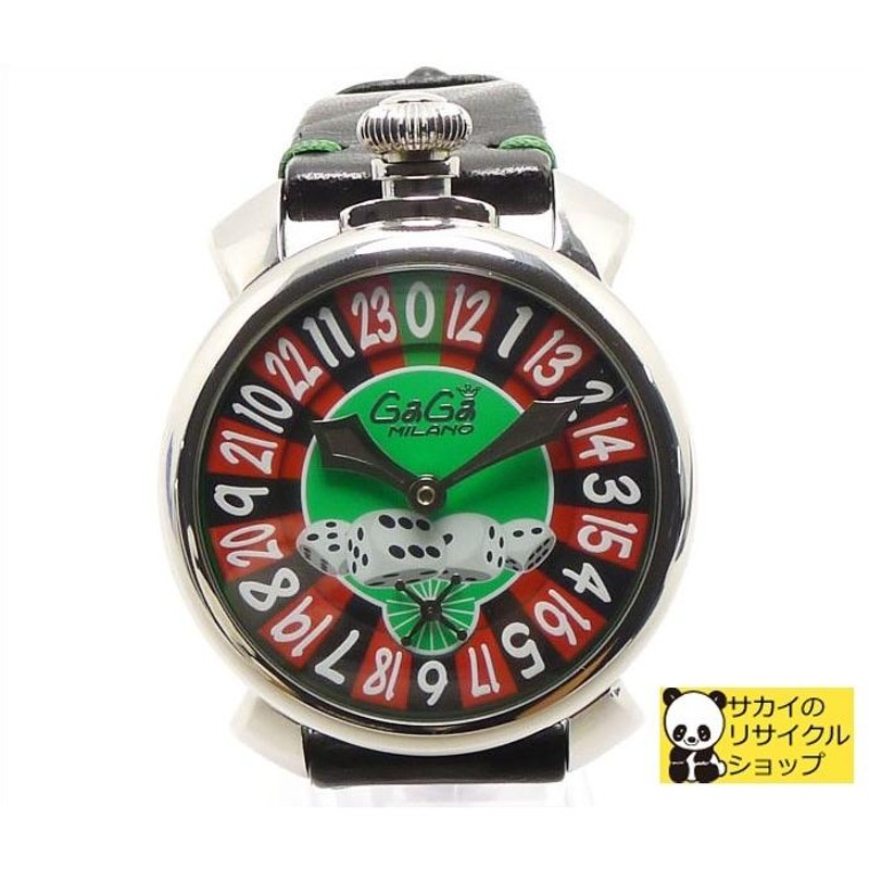 ガガミラノ GaGa MILANO マヌアーレ48mm メンズ腕時計 手巻き GP