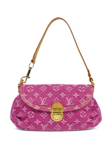 Louis Vuitton - 2006 Mini Pleaty shoulder bag - women - Leather/Denim - One Size - Pink