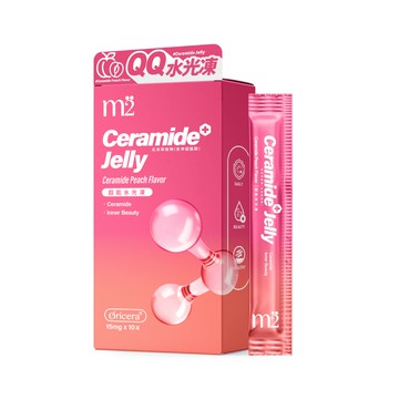 金區【m2美度】超能水光水蜜桃果凍(10入/1盒)