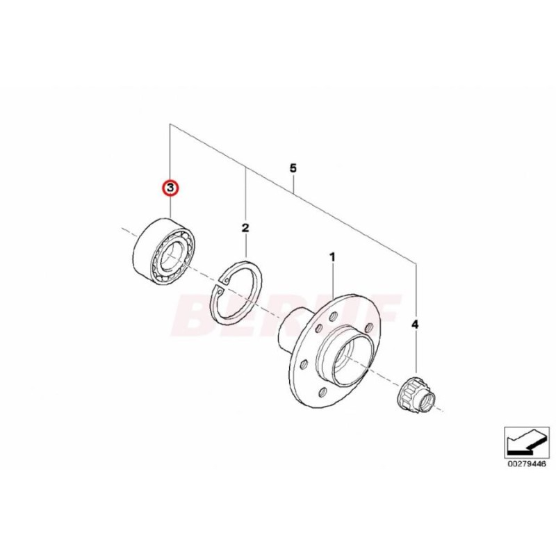 BERUF】 BMW リア ホイール ハブベアリング FAG製 / 3シリーズ E46 / 330Ci 330i 330xi M3 /  33411090505 / 左右共通 | LINEブランドカタログ