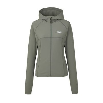 FILA 女針織外套-綠色 5JKA-5333-OV