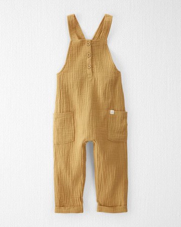 Toddler Organic Cotton Gauze Overalls