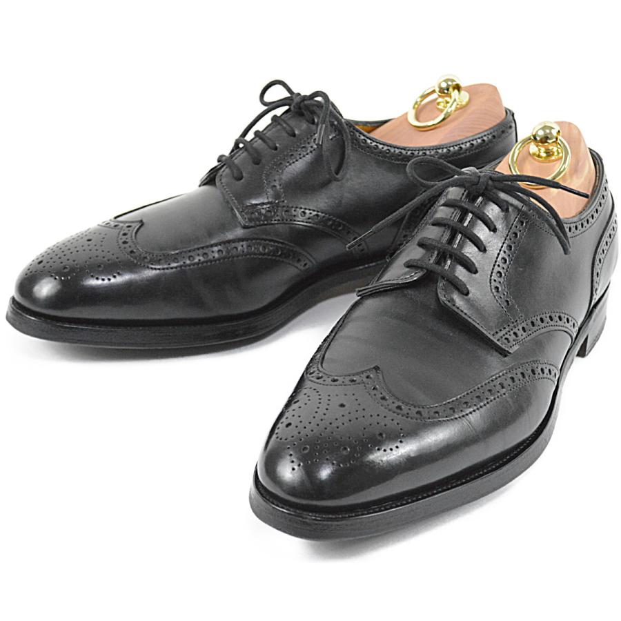 ◇ジョンロブ◇名作 ダービー2 ウイングチップ エレガント カジュアル ラスト8695 メンズシューズ 黒 JOHN LOBB DARBY II |  LINEブランドカタログ