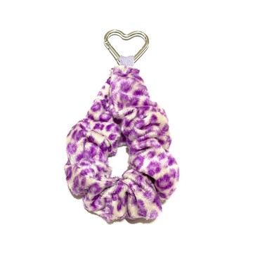 JCC 紫色豹紋大腸圈掛飾