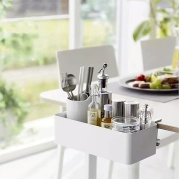 【西格傢飾】桌邊側面收納盒 水杯架 調料架 置物架