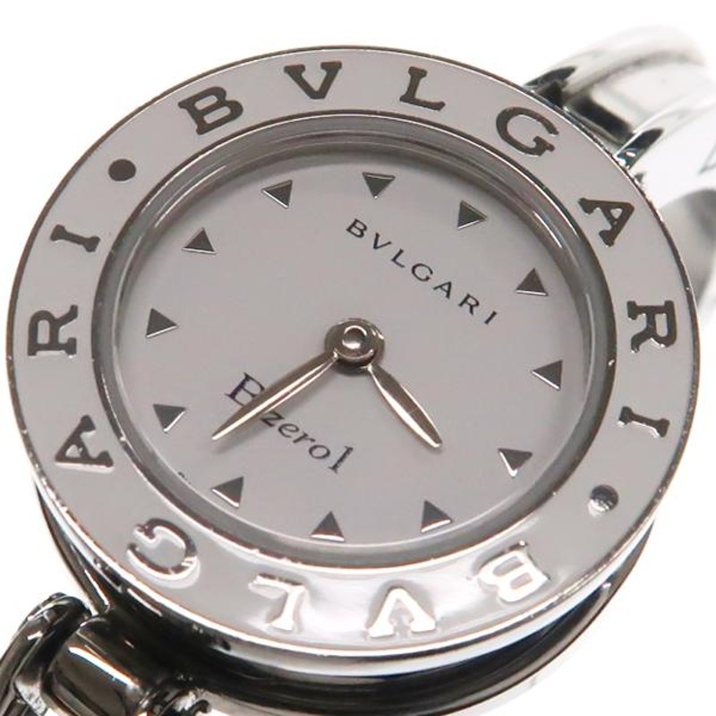 質屋出品【BVLGARI】ブルガリ B-zero1 ホワイトベゼル BZ22WLSS ビーゼロワン クォーツ 中古 - ブランド腕時計