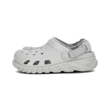 Crocs Duet Max II 男鞋 女鞋 淺灰色 渦輪 克駱格 魔鬼氈 休閒 洞洞鞋 涼拖鞋 208776-1YO