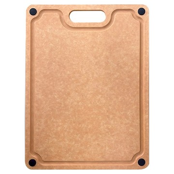 PLUS PERFECT 理想 晶品高密度不吸水木纖維砧板  原木色  中(27.5 x 37cm)  1個