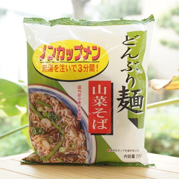 どんぶり麺 山菜そば 78g トーエー食品