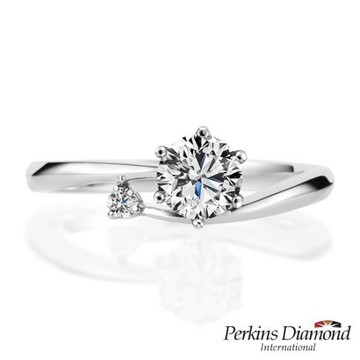 GIA PERKINS 伯金仕 Princess系列 鑽石戒指
