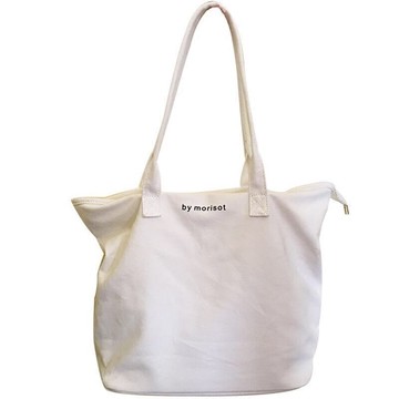 ZUCA”S - 韓國大容量極簡風字母單肩帆布包手提包 - X-662