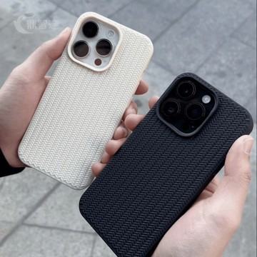 編織紋 不沾指紋 親膚手感 適用於 蘋果 iPhone 16  Pro max 15 14 13 12 11 手機保護殼