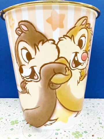 【震撼精品百貨】Chip N Dale 奇奇蒂蒂松鼠 奇奇&蒂蒂塑膠垃圾桶-松鼠#06686 震撼日式精品百貨