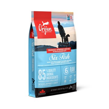 Orijen 歐睿健 六種鮮魚 無榖配方犬糧 狗飼料 6KG