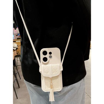 小香風流蘇零錢卡包適用vivoS50手機殼s30Promini保護套s20硅膠軟全包s19Pro斜跨s18背包式s17防摔s16外殼S15