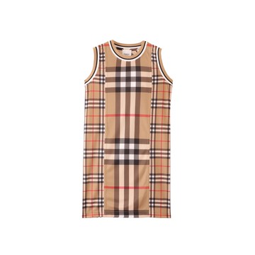 BURBERRY Kids Camron 格紋無袖洋裝
