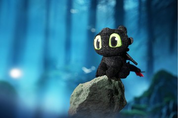 馴龍高手系列 沒牙絨毛 萌酷款