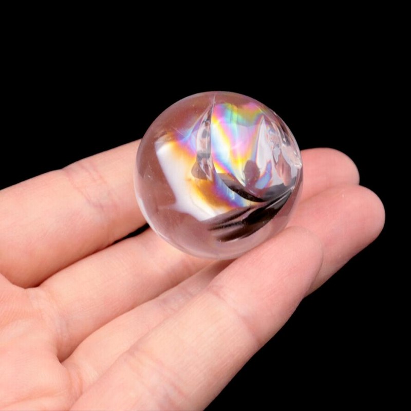 希少！ 水晶 アストロダイス 虹入り レインボー 天然石 占星術