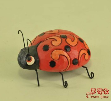 美國ENESCO精品-Jim Shore愛木小灣-瓢蟲 ★超可愛★