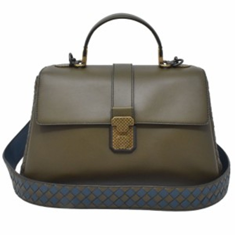 ボッテガヴェネタ BOTTEGA VENETA 2WAY ハンドバッグ 543214 VALKG 2334 ピアッツァ イントレチャート ショルダー  斜めがけ M MUSTARD ボ | LINEブランドカタログ