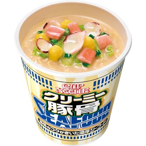 日清食品 カップヌードル クリーミー豚骨シーフード ビッグ [豚骨のコクがきいた濃厚シーフード] 101g ×12個