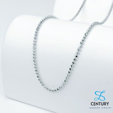 【世紀白金】Pt950鉑金項鍊 白金圓珠項鍊 WNA278