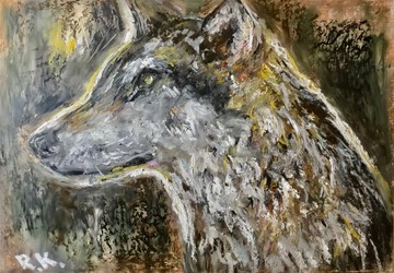 北境之息 原作油畫棒畫作 | A4尺寸 北境之息