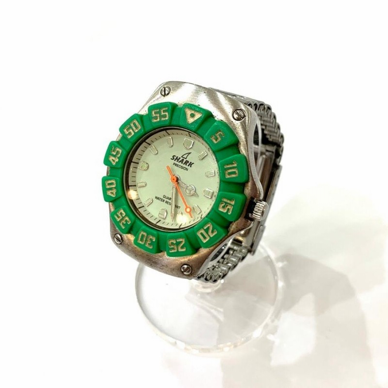 SHARK シャーク 腕時計 ヴィンテージ品 クオーツ シルバーカラー