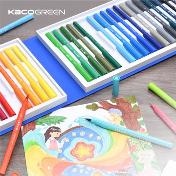 KACO KALOR綺采36色可水洗雙頭柔繪筆套組