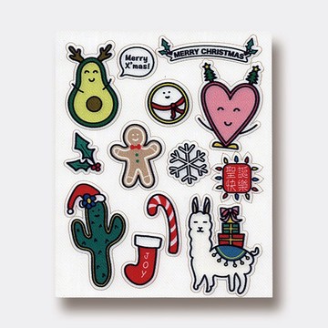 【聖誕禮物】重複使用布貼紙 - nuGen Family 聖誕系列