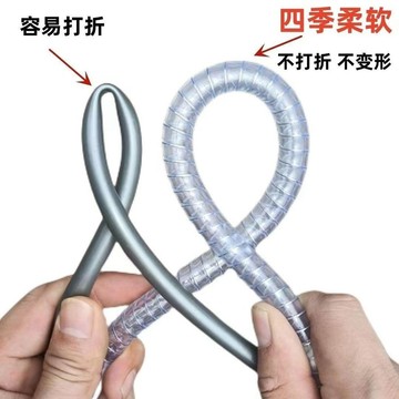 新款【upton】無線鋰電洗車槍進水管軟管防爆防凍吸不癟8mm通用3分高壓洗車水管