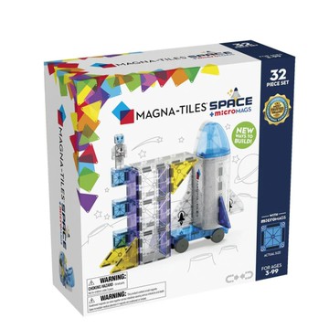 Magna-Tiles 磁力積木-太空梭32片|聖誕禮物|生日禮物