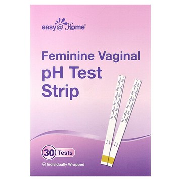Easy@Home, Feminine Vaginal pH Test Strip , 30 Tests