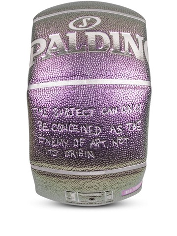 Supreme - x Bernadette Corporation x Spalding basketball - unisex - Rubber - One Size - Purple