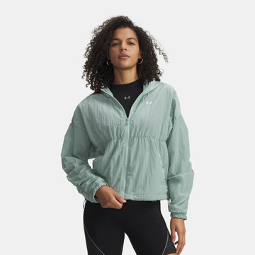 UA 女 Rival Woven Bungee 連帽外套 人氣新品