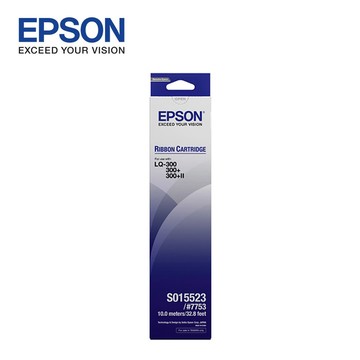 【EPSON】S015523 黑色色帶 7753