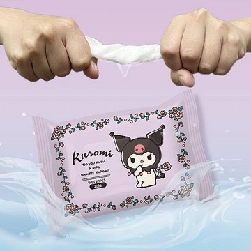御衣坊 酷洛米濕紙巾(紫戀玫瑰款)20抽【小三美日】 DS021090