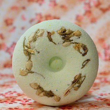 9cm 甜甜圏 薄荷精油牛奶草本泡澡 氣泡錠 淋浴 浸泡 足浴