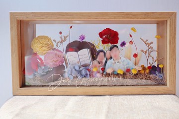 【香港花藝店】客製相片花架(L)