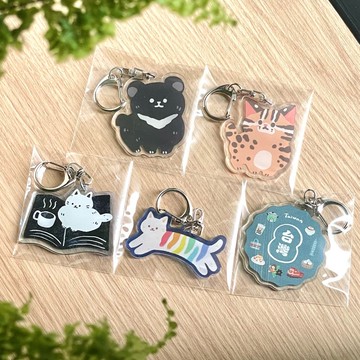 插畫壓克力吊飾(台灣製造 雙面印製)