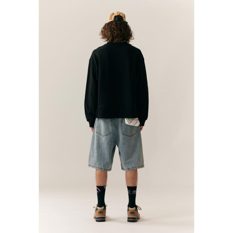 P.A.M. / PERKS AND MINI (パム / パークス アンド ミニ) GATEWAY TROOP DENIM SHORTS  (BLEACH WASH) [PAM ショーツ ハーフパンツ デニム ユニセックス ブルー] | LINEブランドカタログ