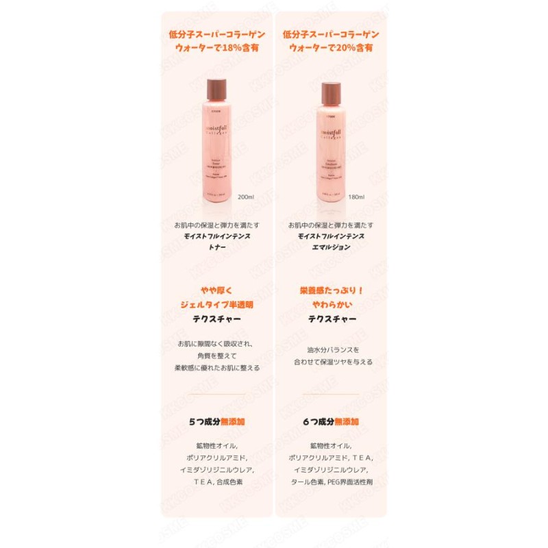 etude house エチュード ハウス モイストフルインテンスコラーゲン2種 ...